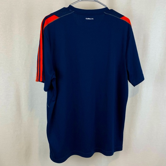 Adidas 3 stripe Climalite Mens T shirt, size Large - Picture 2 of 4